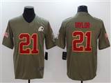 Men's Nike Olive Salute To Service Limited Jersey