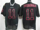 NFL Arizona Cardicals 11 Larry Fitzgerald Lights Out Black Jersey