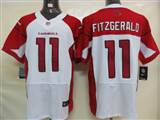 Nike Arizona Cardicals 11 Fitzgerald White Elite Jerseys