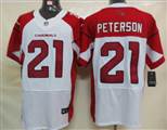 Nike Arizona Cardicals 21 Peterson White Elite Jerseys