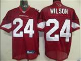 Reebok NFL Jerseys Arizona Cardicals 24 Wilson Red