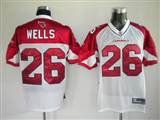 Reebok NFL Jerseys Arizona Cardicals 26 WELLS white