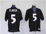 001 Reebok NFL Jerseys Baltimore Ravens 5 Joe Flacco Black