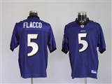 002 Reebok NFL Jerseys Baltimore Ravens 5 Joe Flacco Purple