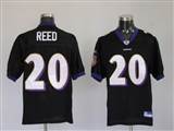 007 Reebok NFL Jerseys Baltimore Ravens 20 Ed Reed Black