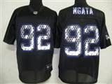 NFL Baltimore Ravens 92 Ngata Black United Sideline Jerseys