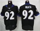 Nike Baltimore Ravens 92 Ngata Black Elite Jersey