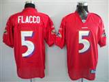 Reebok NFL Jerseys Baltimore Ravens 5 Joe Flacco red