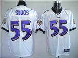 Reebok NFL Jerseys Baltimore Ravens 55 Suggs white