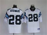 003 Reebok NFL Jerseys Carolina Panthers 28 Jonathan Stewart White