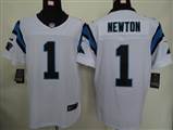 Nike Carolina Panthers 1 Newton White Elite Jersey