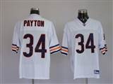 002 Reebok NFL Jerseys Chicago Bears 34 Payton White
