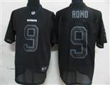 NFL Dallas Cowboys 9 Romo Lights Out BLACK Jerseys