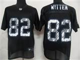 NFL Dallas Cowboys 82 Witten Black United Sideline Jersey