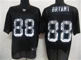 NFL Dallas Cowboys 88 Bryant Black United Sideline Jersey