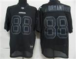 NFL Dallas Cowboys 88 Bryant Lights Out BLACK Jerseys