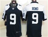 Nike Dallas cowboys 9 Romo Blue Thanksgiving Limited Jersey