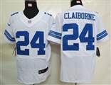 Nike Dallas cowboys 24 Claiborne White Elite Jersey