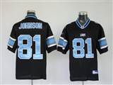002 Reebok NFL Jerseys Detroit Lions 81 Calvin Johnson Black