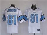 003 Reebok NFL Detroit Lions 81 Calvin Johnson White