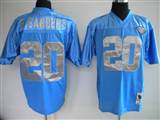 Reebok NFL Jerseys Detroit Lions 20 Barry Sanders blue 75th