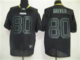 NFL Green Bay Packers 80 Donald Driver Lights Out Black Jersey
