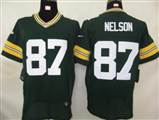 Nike Green Bay Packers 87 Nelson Authentic Elite Jersey