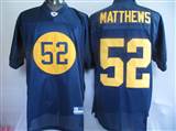 Reebok NFL Jerseys Green Bay Packers 52# matthews Blue