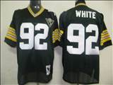 Reebok NFL Jerseys Green Bay Packers 92 White Geeen [75th][M&N]