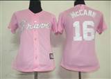 MLB%20Women%20Jerseys%20Atlanta%20Braves%2016%20Mccann%20Pink