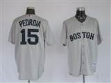 002%20MLB%20Jerseys%20Boston%20Red%20Sox%2015%20Dustin%20Pedroia%20Grey