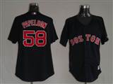 008%20MLB%20Jerseys%20Boston%20Red%20Sox%2058%20Jonathan%20Papelbon%20Black