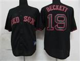 MLB%20Boston%20Red%20Sox%2019%20Beckett%20Black%20Fashion%20Jerseys