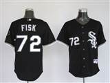 006%20MLB%20Jerseys%20Chicago%20White%20Sox%2072%20Fisk%20Black