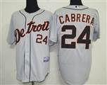 MLB%20Jerseys%20Detroit%20Tigers%2024%20Cabrera%20Grey