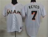 MLB%20Jerseys%20Florida%20Marlins%207%20Reyes%20White