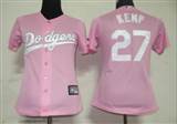 MLB%20Women%20Jerseys%20Los%20Angeles%20Dodgers%2027%20Kemp%20Pink