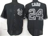MLB%20New%20York%20Yankees%2024%20Cano%20Black%20Fashion%20Jerseys