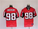 001 Reebok NFL Jerseys Atlanta Falcons 98 Jamaal Anderson Red
