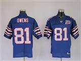 006 Reebok NFL Jerseys Buffalo Bills 81 Owens Light Blue