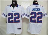 Nike Buffalo Bills 22 Jackson White Elite Jersey