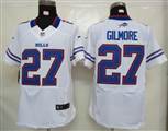 Nike Buffalo Bills 27 Gilmore White Elite Jersey