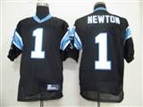NFL Reebok Jerseys Carolina Panthers 1 Newton Black