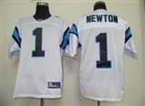 NFL Reebok Jerseys Carolina Panthers 1 Newton White