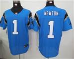 Nike Carolina Panthers 1 Newton Blue Elite Jersey