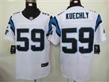 Nike Carolina Panthers 59 Kuechly White Elite Jersey