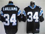 Reebok NFL Jerseys Carolina Panthers 34 D.WILLIAMS Black