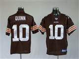003 Reebok NFL Jerseys Cleveland Browns 10 Brady Quinn Brown