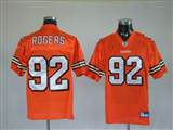 005 Reebok NFL Jerseys Cleveland Browns 92 Rogers Orange