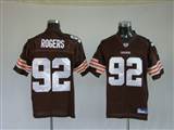 006 Reebok NFL Jerseys Cleveland Browns 92 Rogers Brown